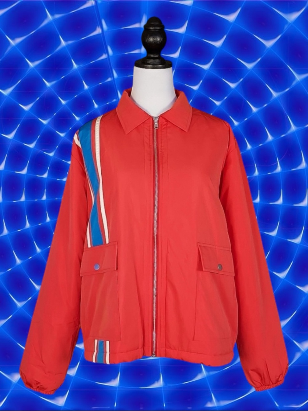 Urban Outfitters NWT 90s Retro Grunge Indie Colorblock Sport Streetwear Jacket M
